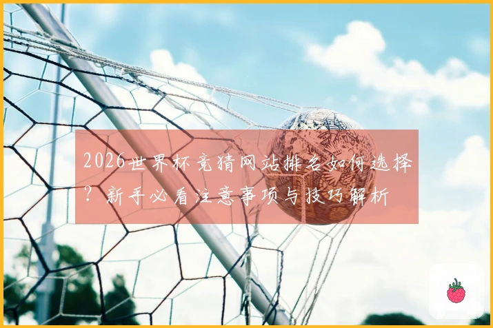 2026世界杯竞猜网站排名如何选择？新手必看注意事项与技巧解析